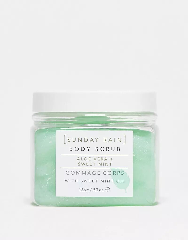 Sunday Rain – Aloe Vera & Sweet Mint – скраб для тела с алоэ вера и мятой, 265 г
Sunday Rain – Aloe Vera & Sweet Mint – скраб для тела с алоэ вера и мятой, 265 г