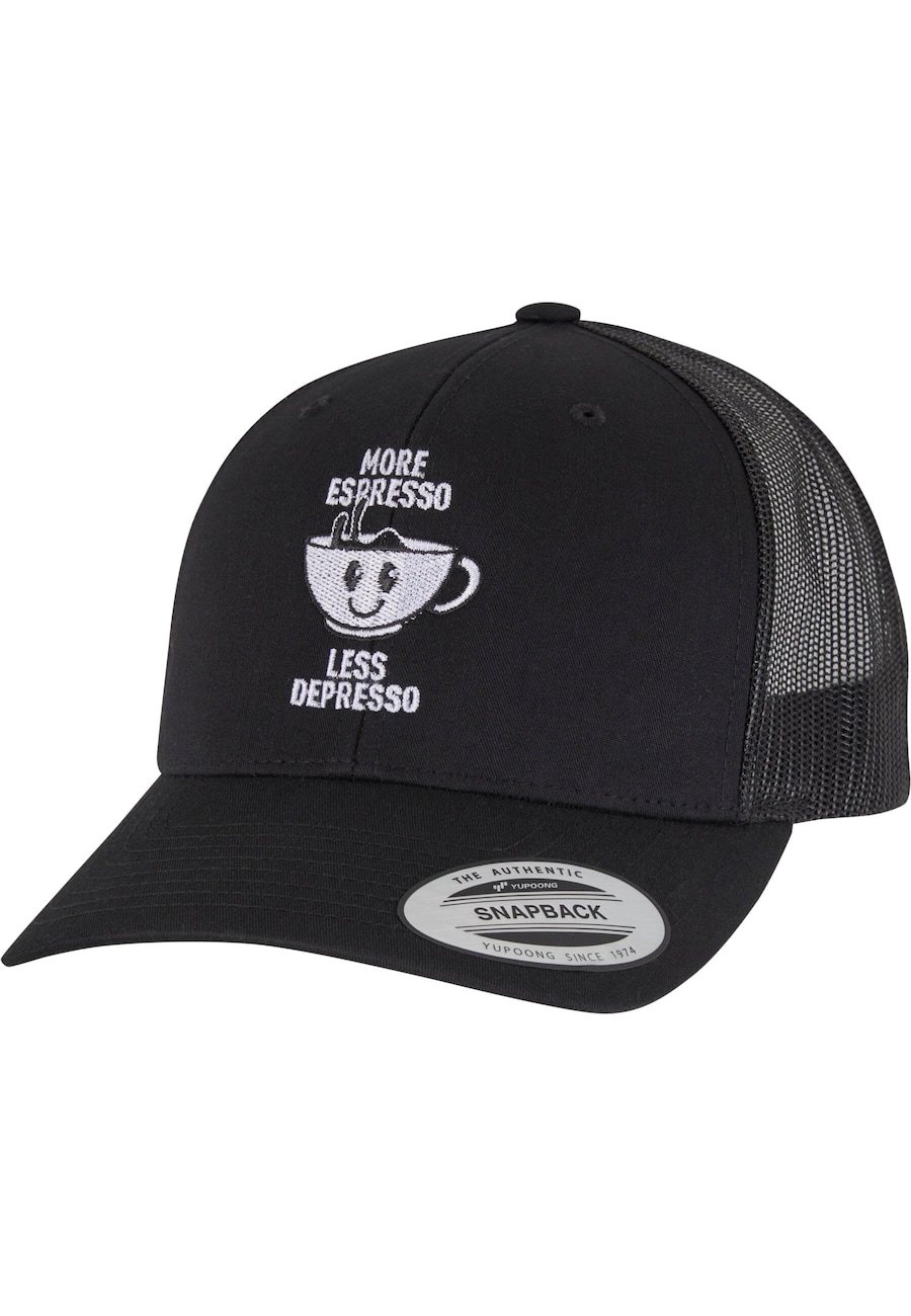 Бейсболка Mister Tee More Espresso Less Depresso, черный
Бейсболка Mister Tee More Espresso Less Depresso, черный