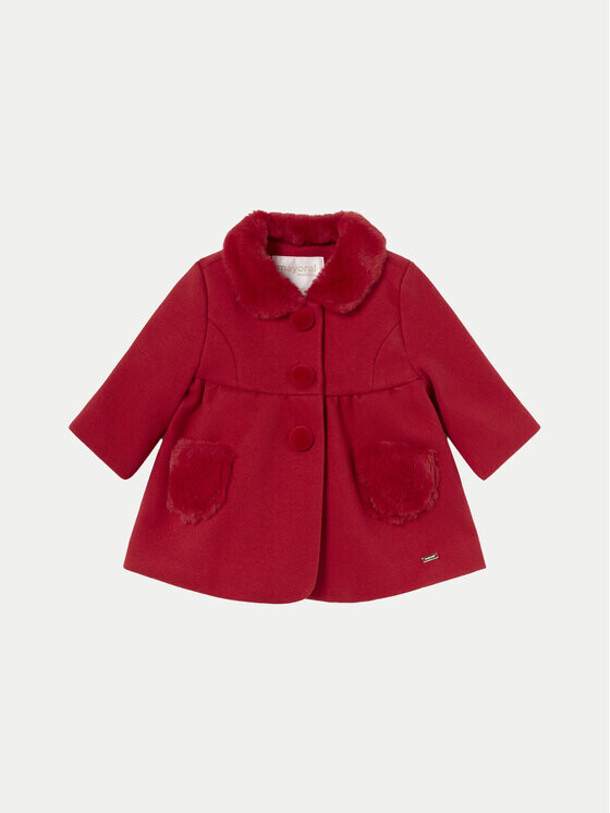 Зимнее пальто стандартного кроя Mayoral, красный 
Зимнее пальто стандартного кроя Mayoral, красный