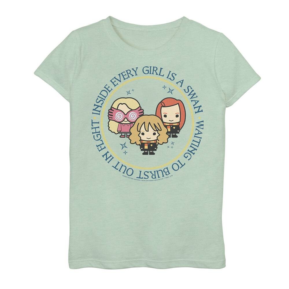 Футболка с рисунком «Гарри Поттер и лебедь» для девочек 7–16 лет Harry Potter, цвет Mint
Футболка с рисунком «Гарри Поттер и лебедь» для девочек 7–16 лет Harry Potter, цвет Mint