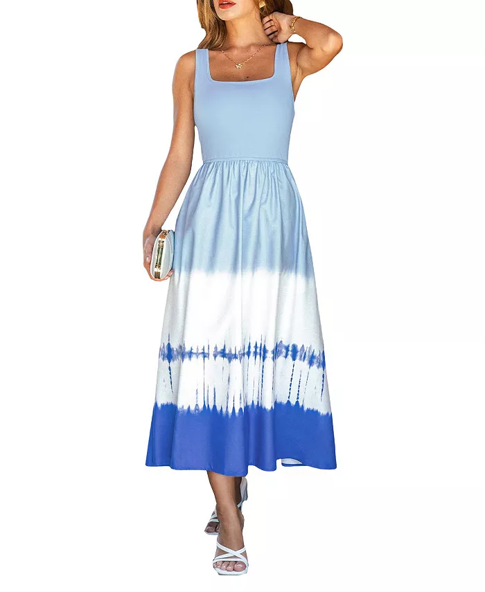 Женское очаровательное пляжное платье миди с эффектом омбре Cupshe, синий
Женское очаровательное пляжное платье миди с эффектом омбре Cupshe, синий