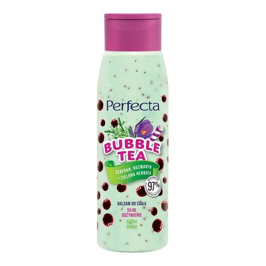 Лосьон для тела Perfecta Bubble Tea Сильное питание Шафран, Розмарин + Зеленый Чай 400 мл
Лосьон для тела Perfecta Bubble Tea Сильное питание Шафран, Розмарин + Зеленый Чай 400 мл