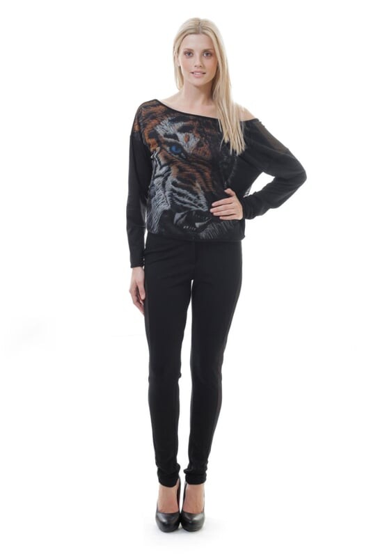 Прозрачный топ с глубоким вырезом сзади Conquista, черный
Прозрачный топ с глубоким вырезом сзади Conquista, черный