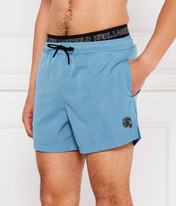 Шорты для плавания Regular fit Karl Lagerfeld, синий
Шорты для плавания Regular fit Karl Lagerfeld, синий