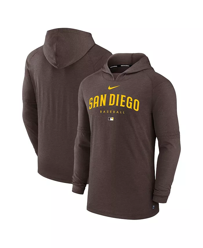 Мужская коричневая толстовка с капюшоном San Diego Padres Authentic Collection Early Work Tri-Blend Performance Nike
Мужская коричневая толстовка с капюшоном San Diego Padres Authentic Collection Early Work Tri-Blend Performance Nike
