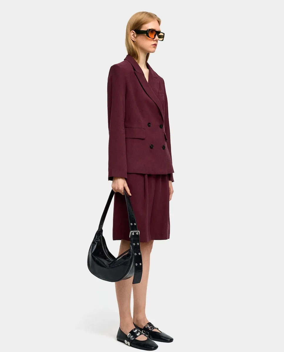 Женские бермуды с защипами, спереди гладкие Parfois, бордовый
Женские бермуды с защипами, спереди гладкие Parfois, бордовый