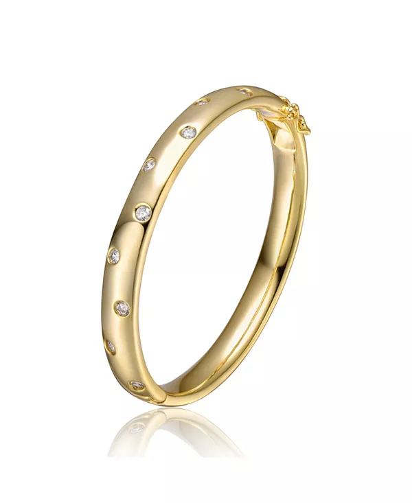 Браслет с кубическим цирконием в виде звездной галактики, покрытый 14-каратным золотом Rachel Glauber, gold
Браслет с кубическим цирконием в виде звездной галактики, покрытый 14-каратным золотом Rachel Glauber, gold