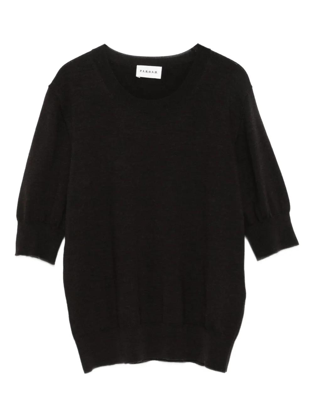 Топ с круглым вырезом P.A.R.O.S.H., коричневый
Топ с круглым вырезом P.A.R.O.S.H., коричневый