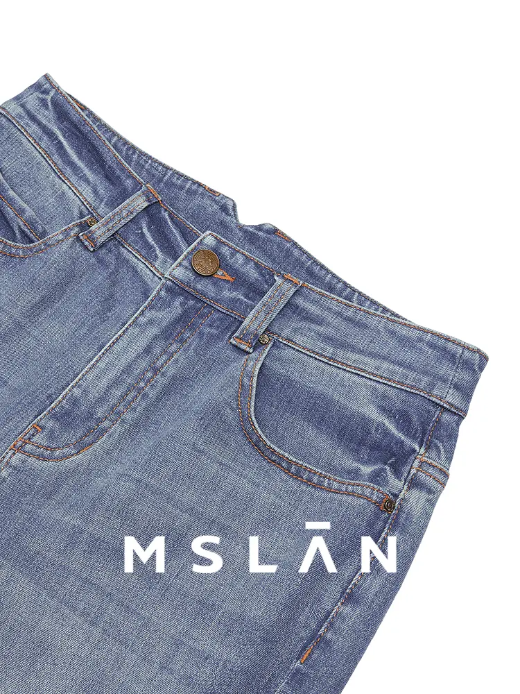 Джинсы MSlan 2024 с разрезом и необработанными краями, синий
Джинсы MSlan 2024 с разрезом и необработанными краями, синий