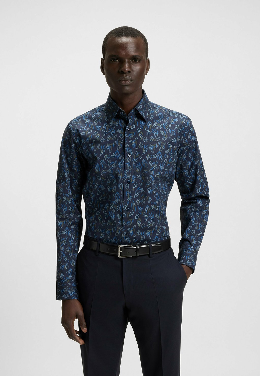 Рубашка BOSS, темно-синий
Рубашка BOSS, темно-синий