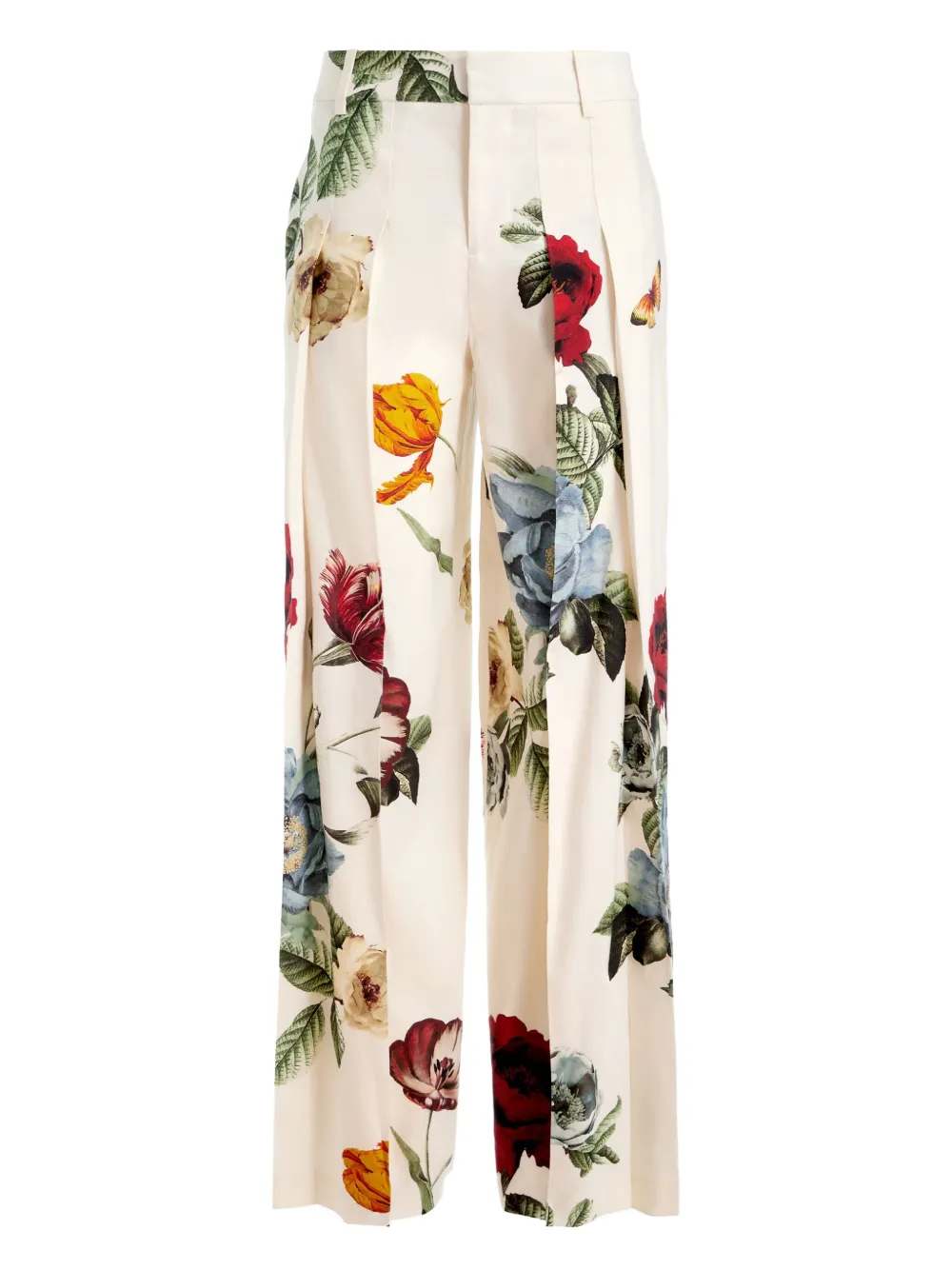 Брюки с цветочным принтом и складками Alice + Olivia, нейтральный
Брюки с цветочным принтом и складками Alice + Olivia, нейтральный