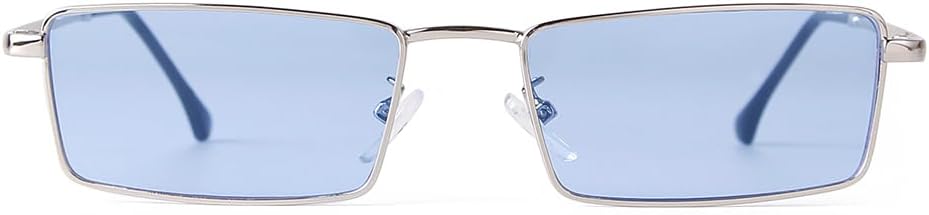 Маленькие солнцезащитные очки в форме прямоугольника, в стиле Y2K, для женщин и мужчин, ретро, 80-х и 90-х, солнцезащитные очки с защитой от ультрафиолета UV400 Laurinny, Silver/Light Blue
Маленькие солнцезащитные очки в форме прямоугольника, в стиле Y2K, для женщин и мужчин, ретро, 80-х и 90-х, солнцезащитные очки с защитой от ультрафиолета UV400 Laurinny, Silver/Light Blue