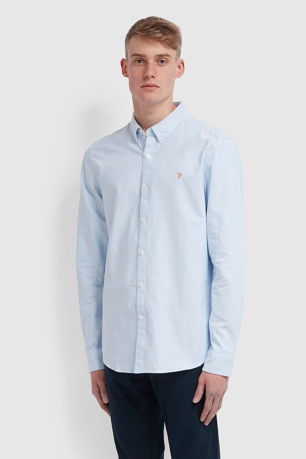 Рубашка пивовара с длинными рукавами Farah, синий
Рубашка пивовара с длинными рукавами Farah, синий