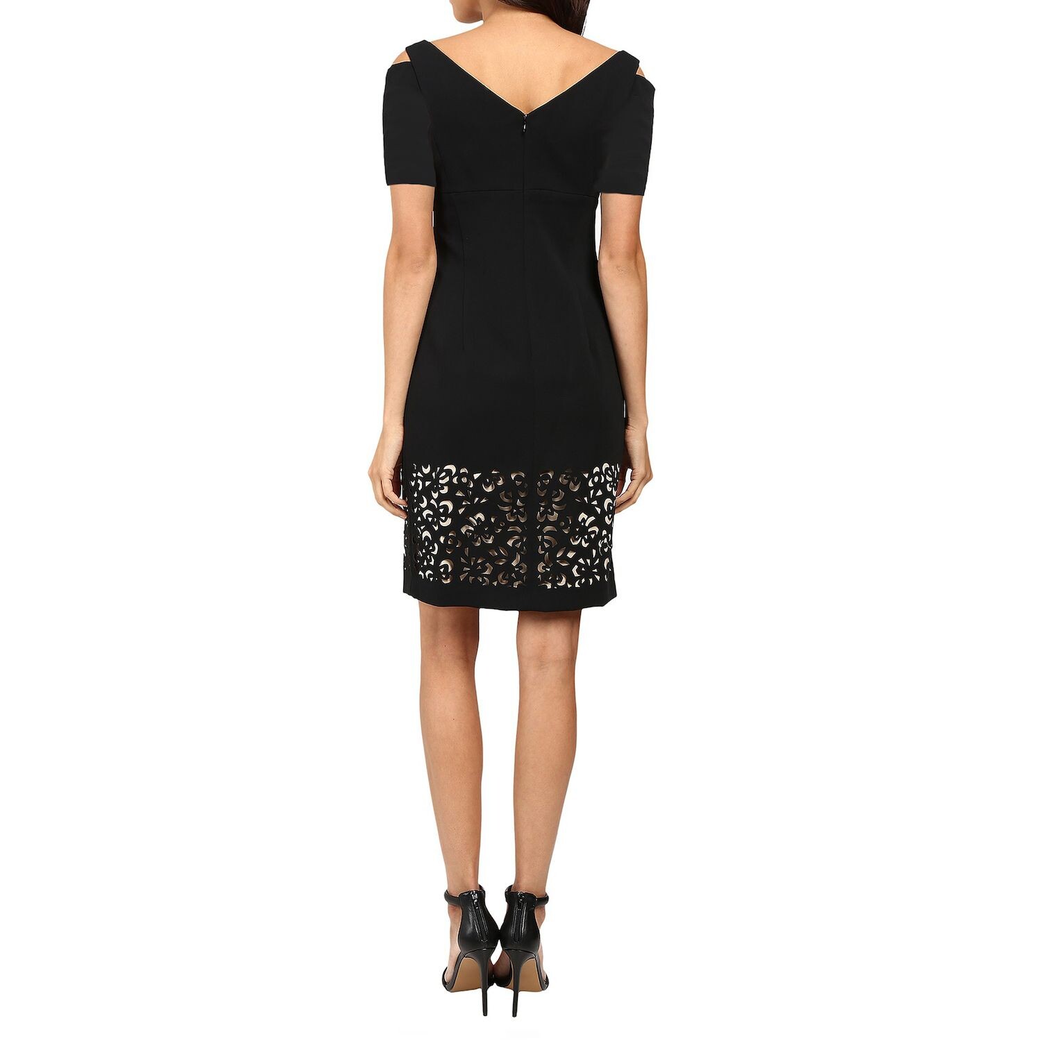 Женское платье-футляр Focus By Shani с открытыми плечами и вырезом Focus By Shani 
Женское платье-футляр Focus By Shani с открытыми плечами и вырезом Focus By Shani