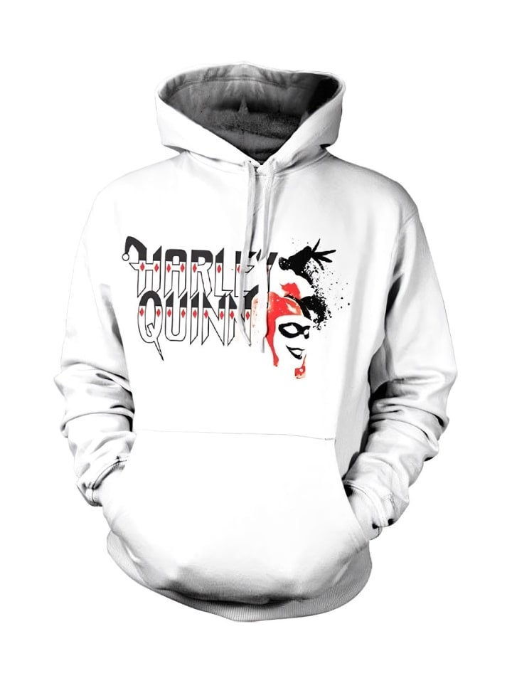DC Commics Harley Quinn Белая толстовка
DC Commics Harley Quinn Белая толстовка