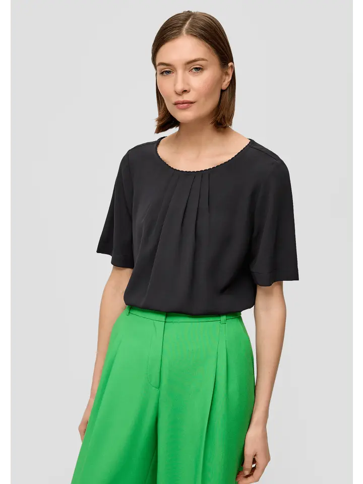 Блуза sOliver BLACK LABEL kurzarm, черный
Блуза sOliver BLACK LABEL kurzarm, черный