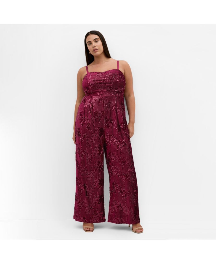 Комбинезон без бретелей с блестками и пайетками, блестящий, больших размеров CITY CHIC, Ruby
Комбинезон без бретелей с блестками и пайетками, блестящий, больших размеров CITY CHIC, Ruby
