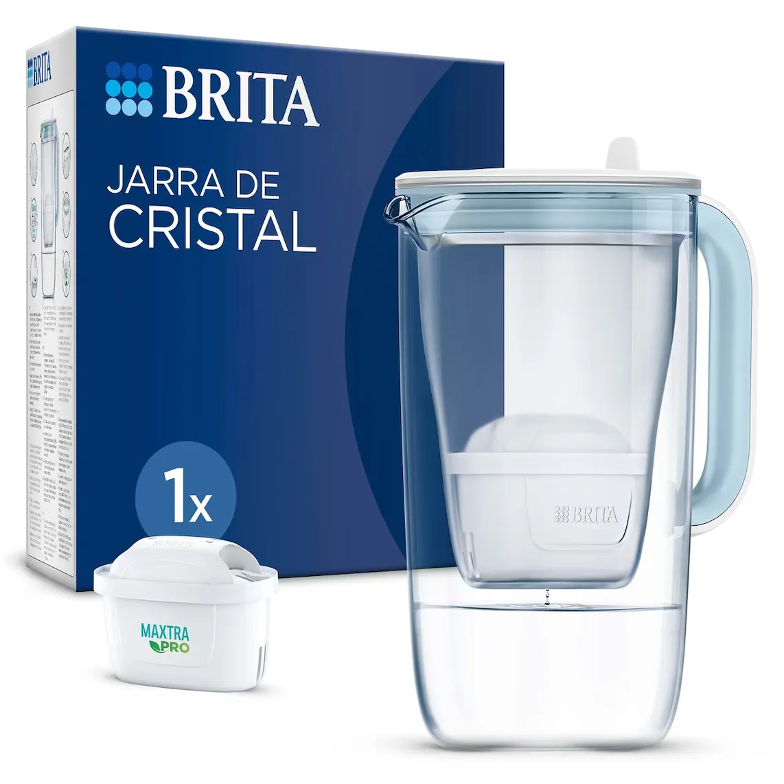 Стеклянный кувшин с универсальным фильтром Brita Maxtra Pro, светло-голубой
Стеклянный кувшин с универсальным фильтром Brita Maxtra Pro, светло-голубой