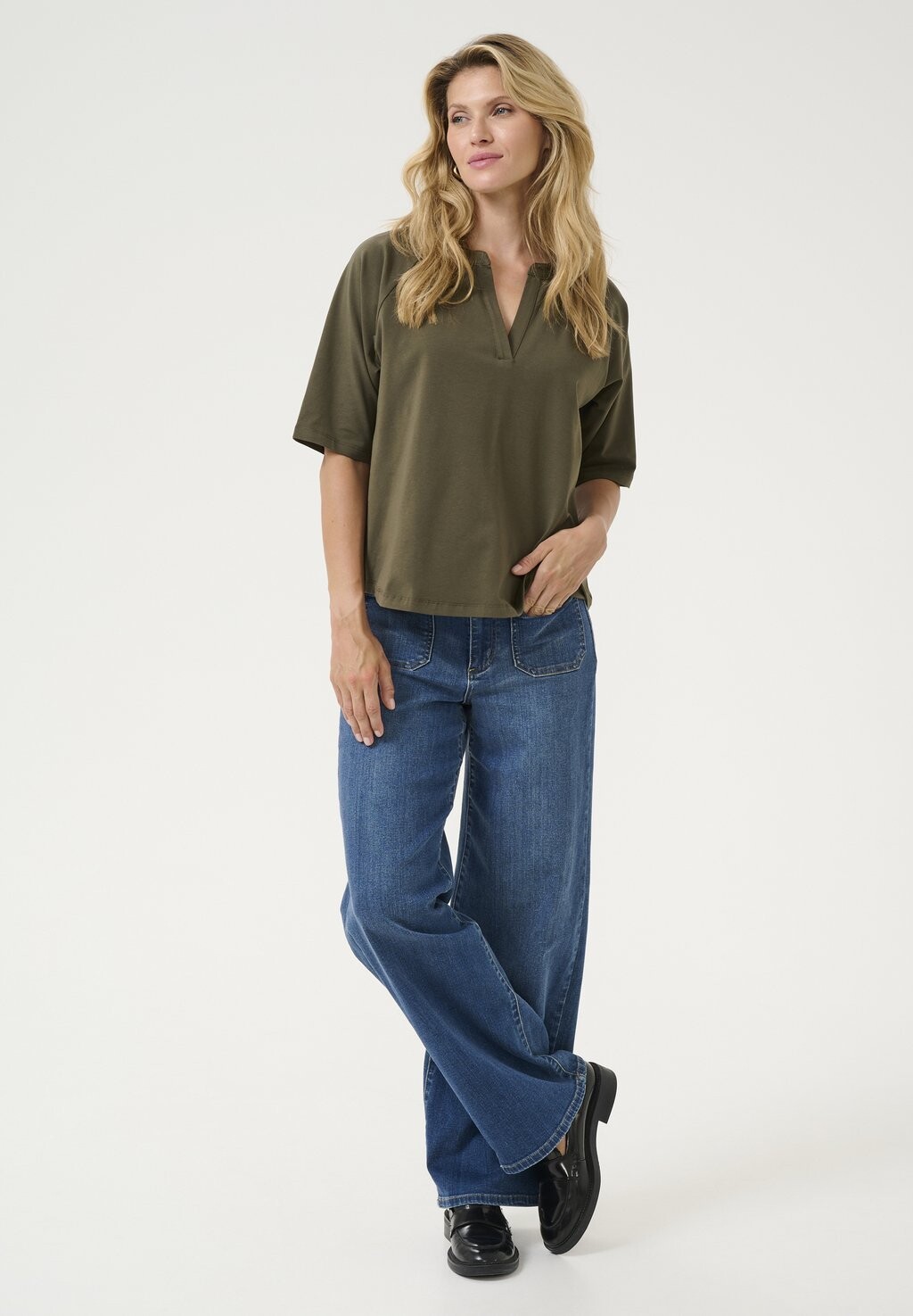 Базовая футболка AMANDA WITH V-NECK Kaffe, цвет Evergreen
Базовая футболка AMANDA WITH V-NECK Kaffe, цвет Evergreen