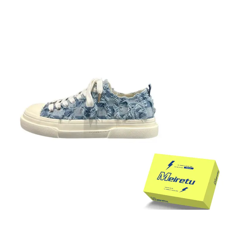 Meiretu Антискользящие износостойкие низкие скейтерские кроссовки мужские - светло-голубая клетка, цвет Light Blue Plaid
Meiretu Антискользящие износостойкие низкие скейтерские кроссовки мужские - светло-голубая клетка, цвет Light Blue Plaid