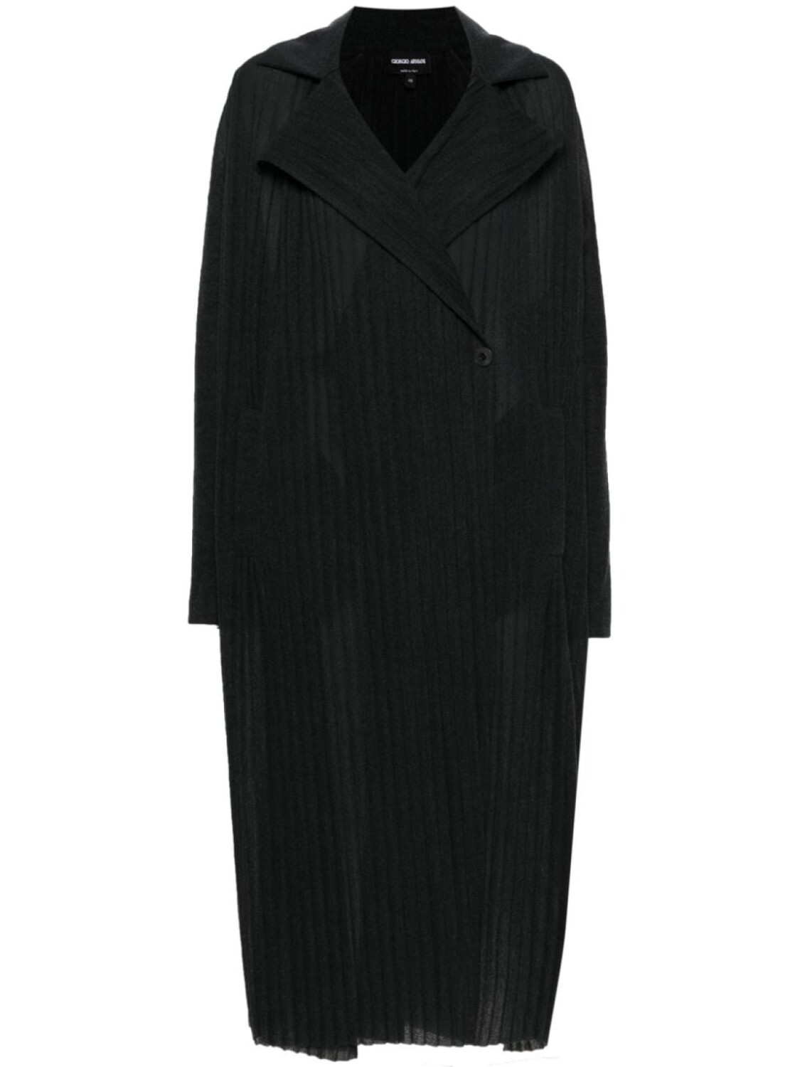 Giorgio Armani длинный плиссированный тренч из джерси, серый
Giorgio Armani длинный плиссированный тренч из джерси, серый