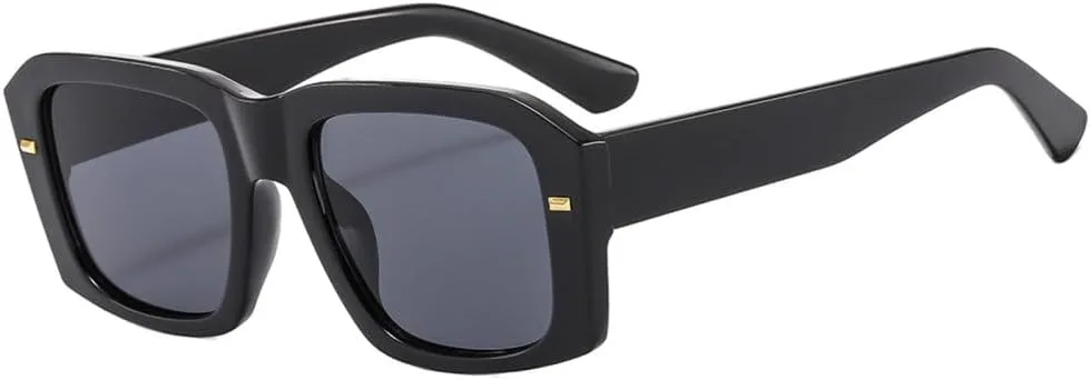 Винтажные солнцезащитные очки с заклепками для мужчин, модные солнцезащитные очки с прозрачными линзами и защитой от УФ-излучения для женщин MTZJH, Black
Винтажные солнцезащитные очки с заклепками для мужчин, модные солнцезащитные очки с прозрачными линзами и защитой от УФ-излучения для женщин MTZJH, Black