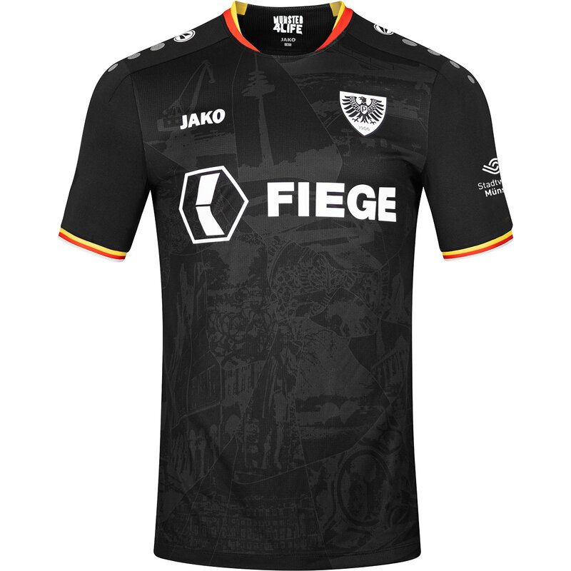 Выездная футболка болельщика «Пройсен Мюнстер» Jako, мультиколор
Выездная футболка болельщика «Пройсен Мюнстер» Jako, мультиколор