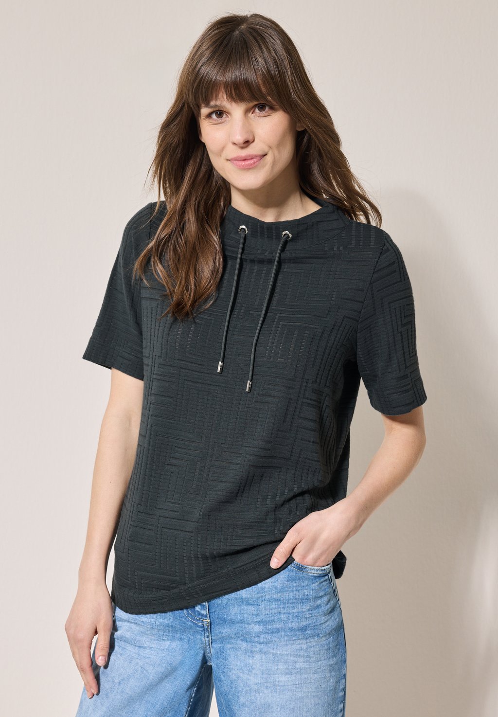 Футболка с принтом Cecil, темно-зеленый
Футболка с принтом Cecil, темно-зеленый