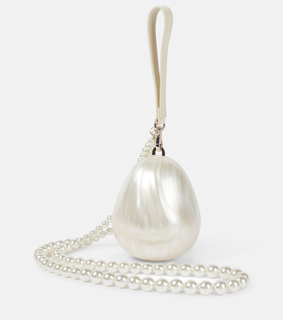 Клатч с декором в виде яйца Simone Rocha, белый
Клатч с декором в виде яйца Simone Rocha, белый