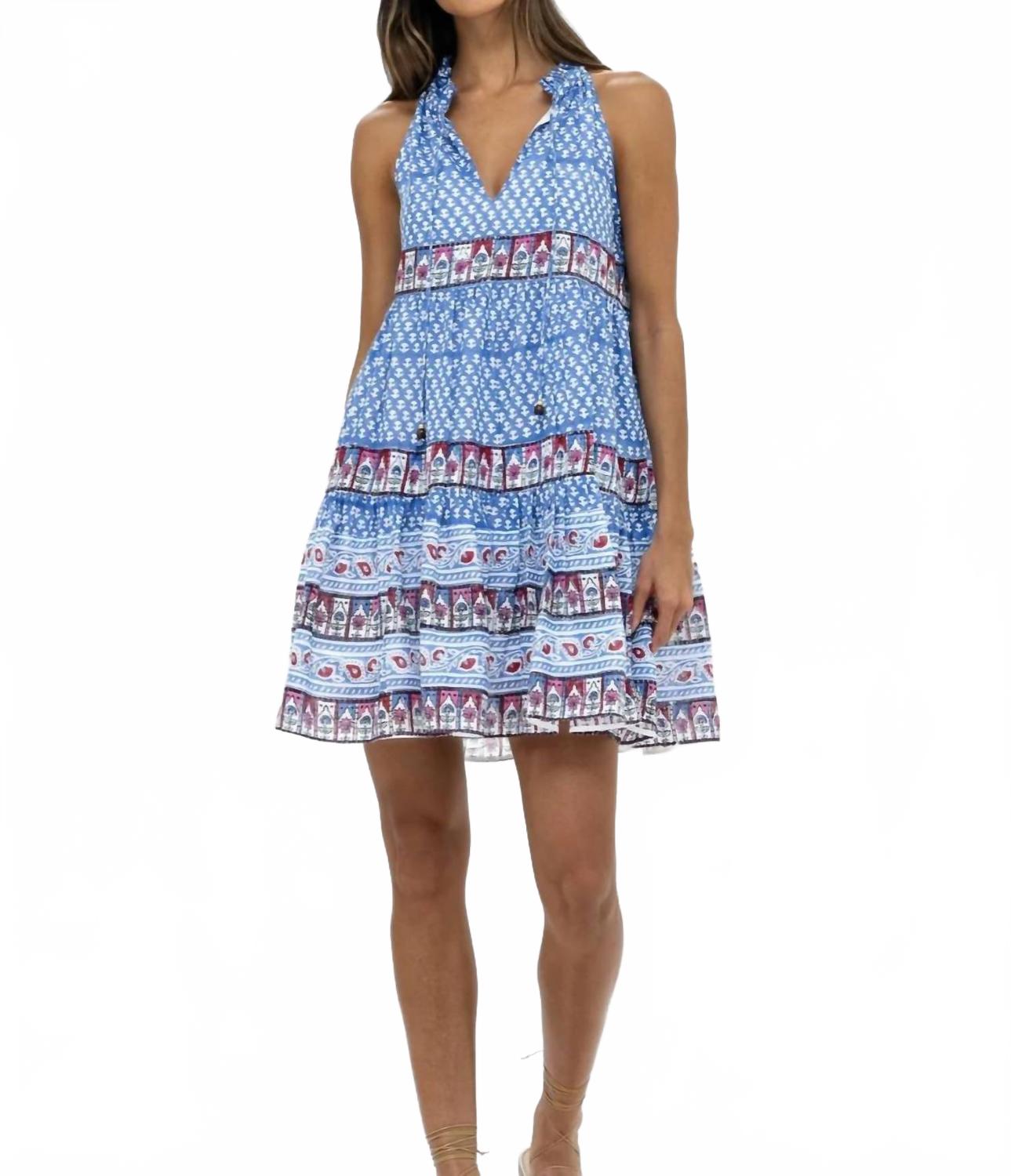 Платье Campania синий без рукавов, многоуровневое, короткое Oliphant, синий
Платье Campania синий без рукавов, многоуровневое, короткое Oliphant, синий