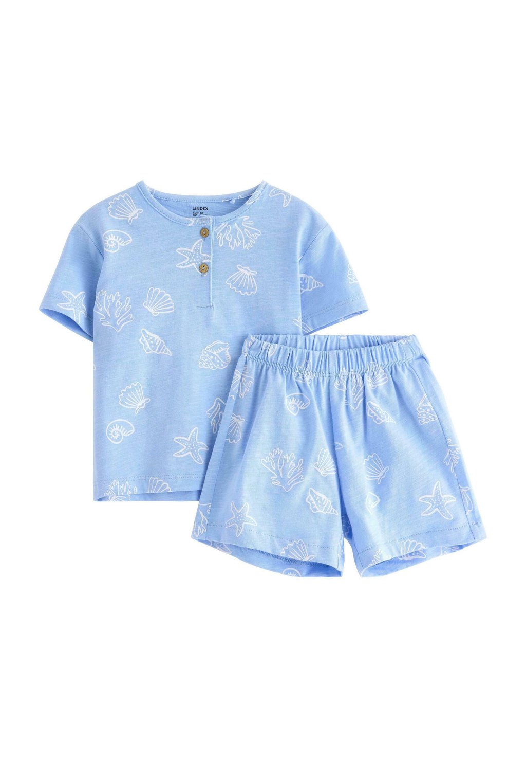 Шорты SET Lindex, светло-голубой 
Шорты SET Lindex, светло-голубой