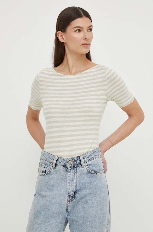 Хлопковая футболка Marc O'Polo, бежевый
Хлопковая футболка Marc O'Polo, бежевый