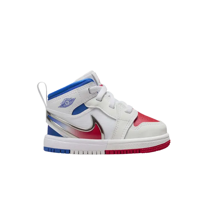 Кроссовки Air Jordan 1 Mid RM EasyOn TD, цвет White Racer Blue Red
Кроссовки Air Jordan 1 Mid RM EasyOn TD, цвет White Racer Blue Red