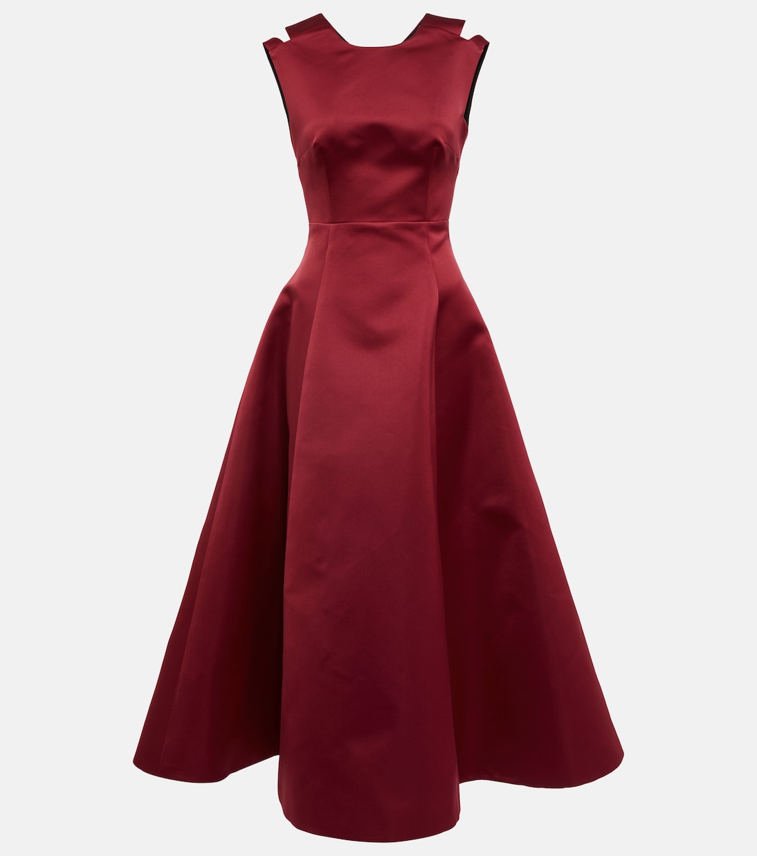 Платье миди из атласа Luz с вырезом Emilia Wickstead, бордовый
Платье миди из атласа Luz с вырезом Emilia Wickstead, бордовый