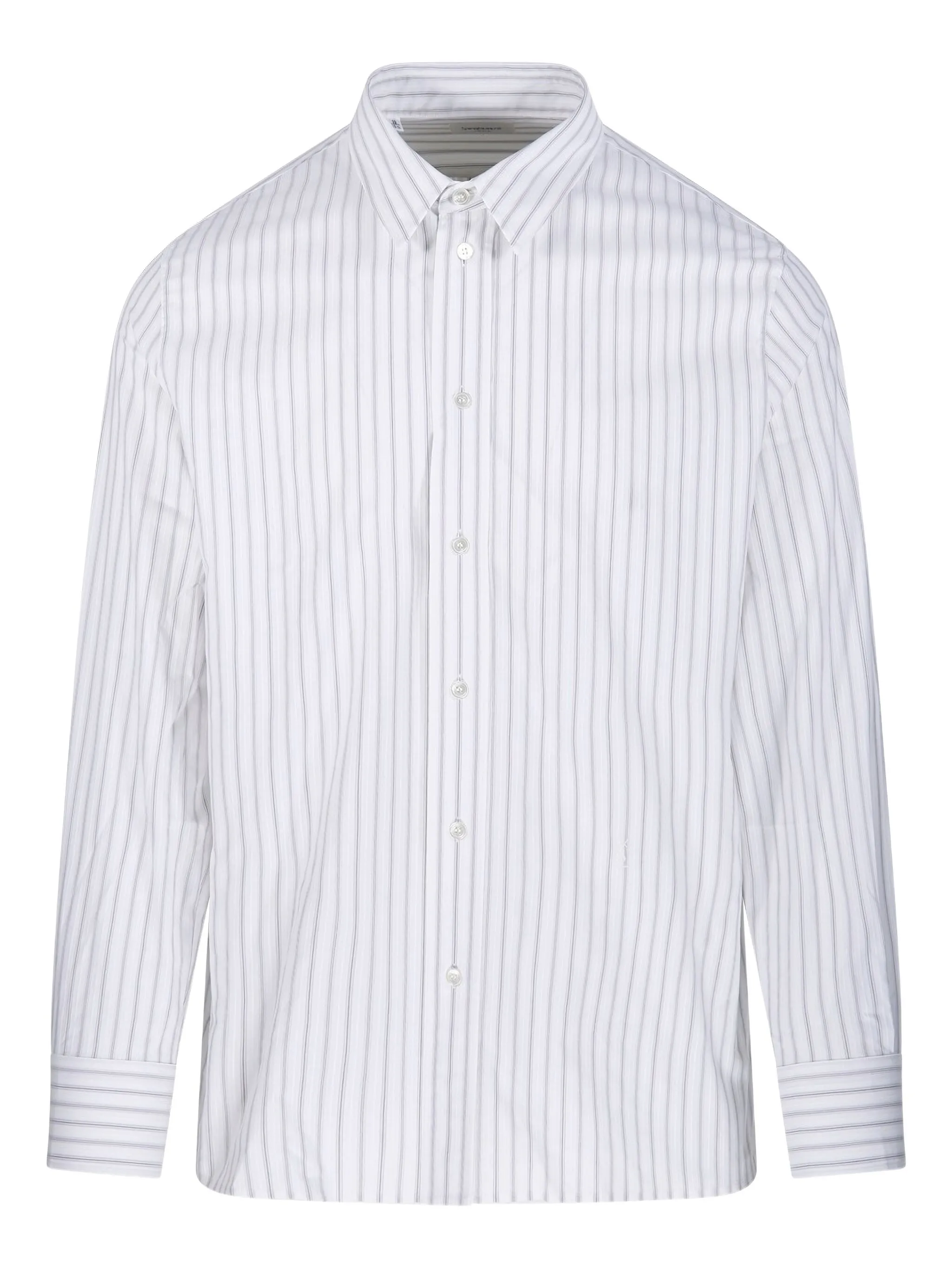 Полосатая рубашка с длинными рукавами Saint Laurent, белый
Полосатая рубашка с длинными рукавами Saint Laurent, белый