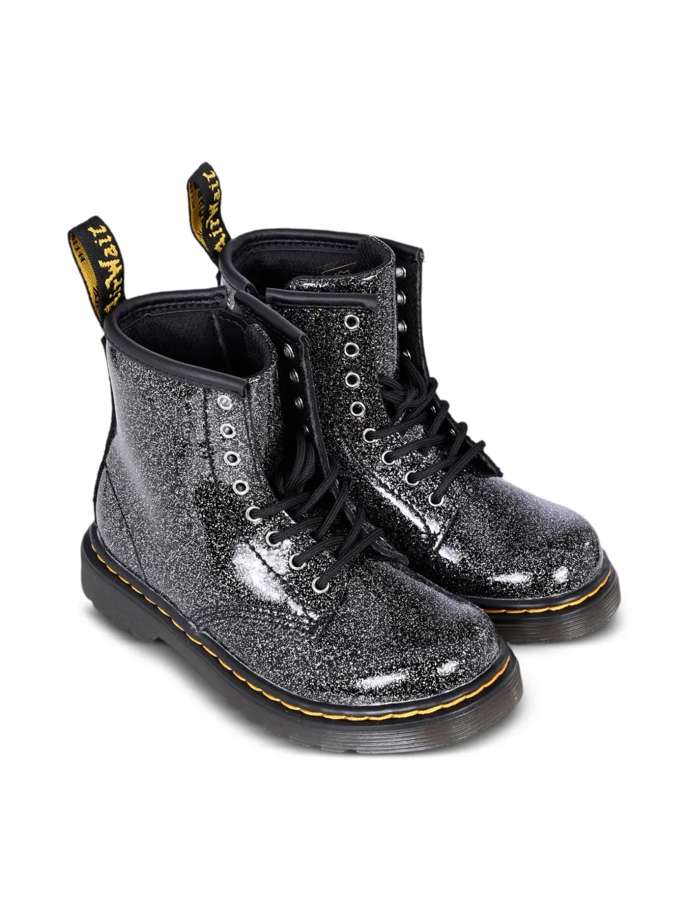 Ботинки с блестящим эффектом Dr. Martens Kids, черный
Ботинки с блестящим эффектом Dr. Martens Kids, черный