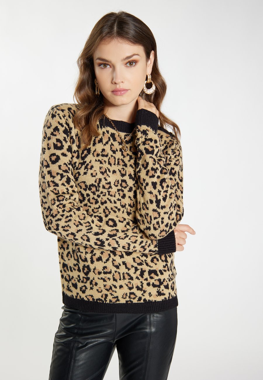 Джемпер faina Jumper, Schwarz Beige/Beige
Джемпер faina Jumper, Schwarz Beige/Beige