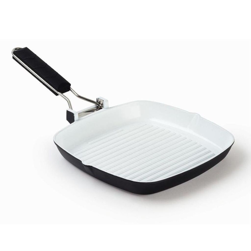 TOGNANA Сковорода-гриль Grancucina из алюминия, 24 х 24 см, с белым керамическим антипригарным покрытием
TOGNANA Сковорода-гриль Grancucina из алюминия, 24 х 24 см, с белым керамическим антипригарным покрытием