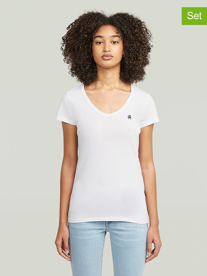 Футболка G-Star, белый 
Футболка G-Star, белый