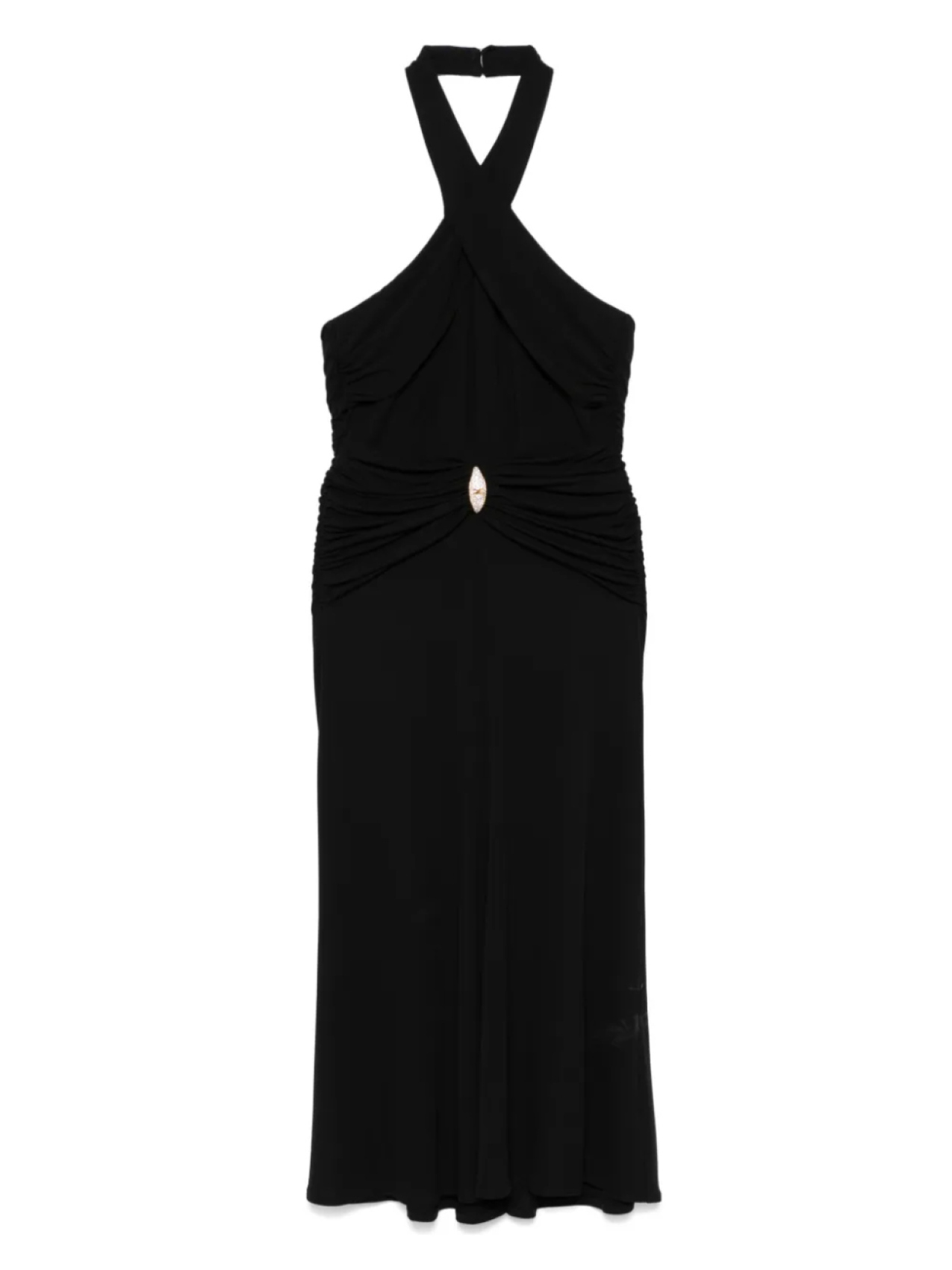 Elisabetta Franchi платье миди с логотипом, черный
Elisabetta Franchi платье миди с логотипом, черный