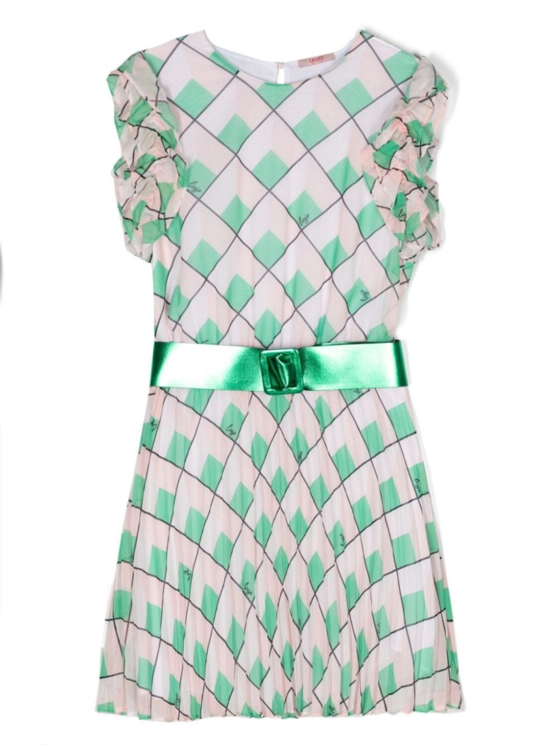 Liu Jo Kids платье с поясом и геометричным принтом, розовый
Liu Jo Kids платье с поясом и геометричным принтом, розовый