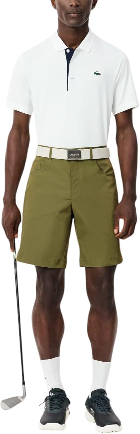 Lacoste мужские спортивные шорты для гольфа Ultra Dry с несколькими карманами, Khaki
Lacoste мужские спортивные шорты для гольфа Ultra Dry с несколькими карманами, Khaki