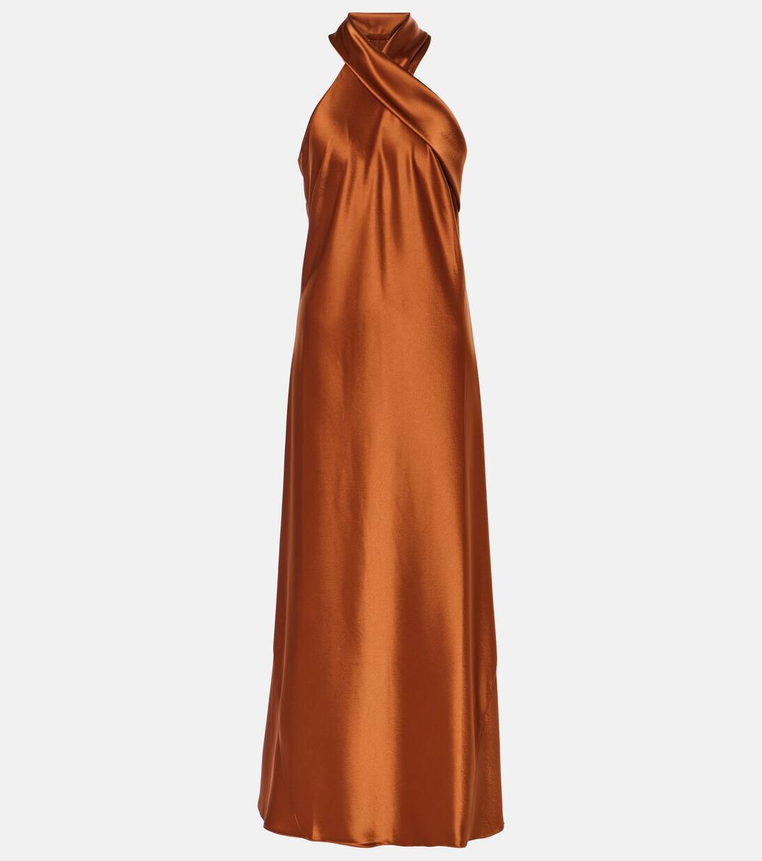 Платье макси из атласа Pandora Galvan, цвет brandy
Платье макси из атласа Pandora Galvan, цвет brandy