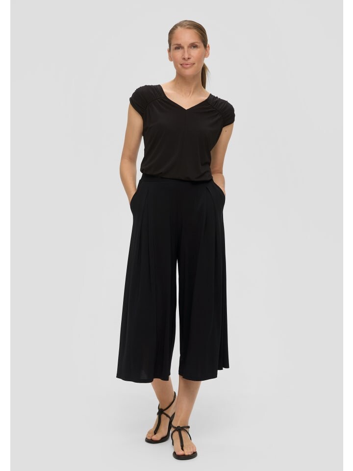 Тканевые брюки s.Oliver, черный
Тканевые брюки s.Oliver, черный