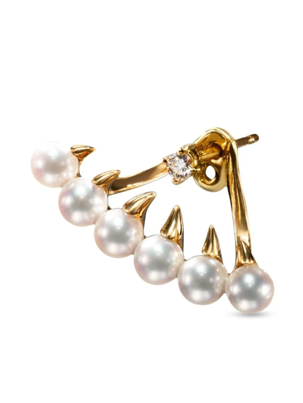 Серьга Collection Line Danger из желтого золота с жемчугом TASAKI, золотой 
Серьга Collection Line Danger из желтого золота с жемчугом TASAKI, золотой