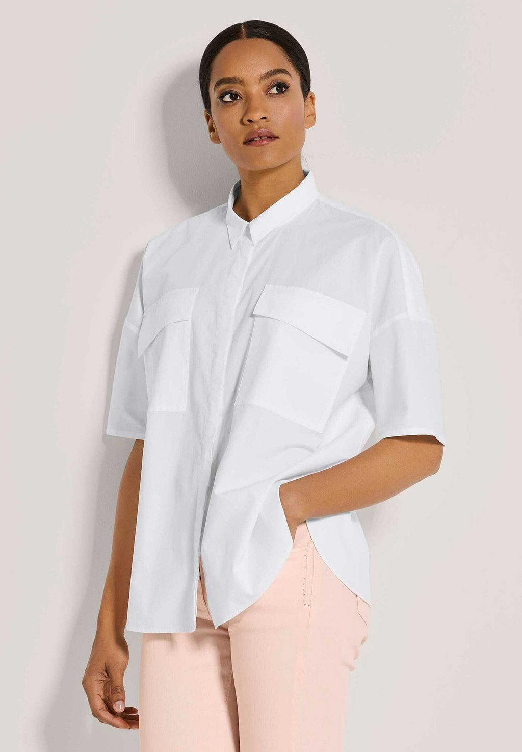 Блузка на пуговицах MADELEINE, белый
Блузка на пуговицах MADELEINE, белый