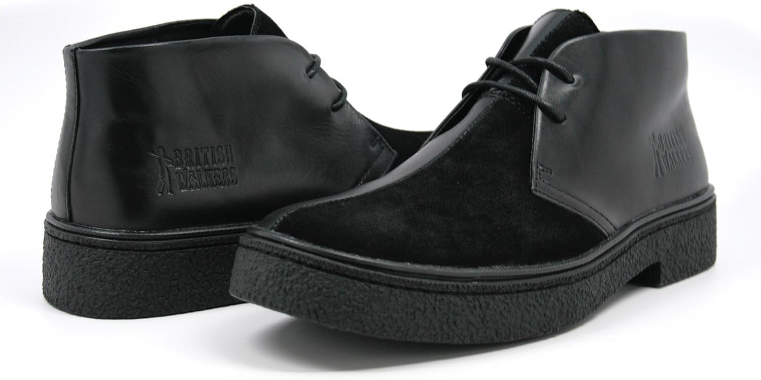 Оригинальные мужские высокие ботинки Chukka Playboy от British Walkers British Collection, черный
Оригинальные мужские высокие ботинки Chukka Playboy от British Walkers British Collection, черный
