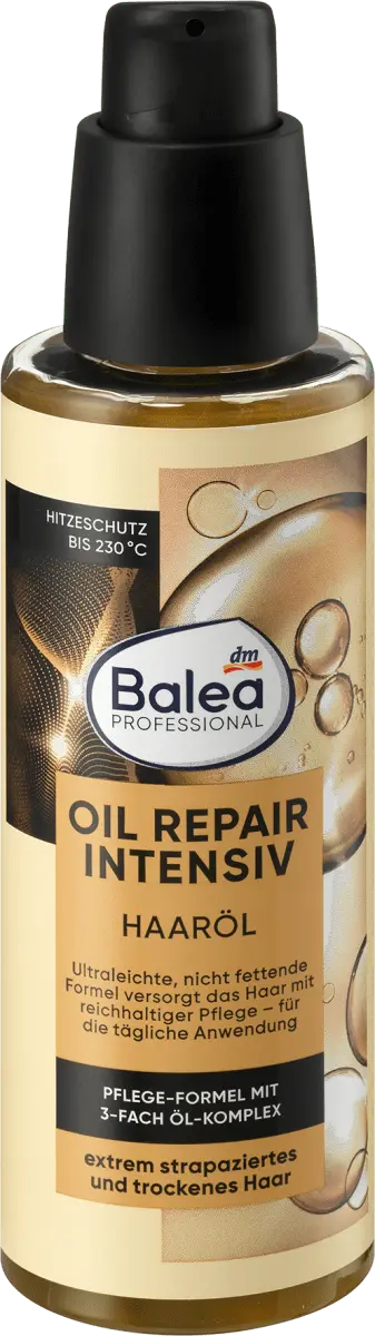 Масло для волос Oil Repair Intensiv 100мл Balea
Масло для волос Oil Repair Intensiv 100мл Balea