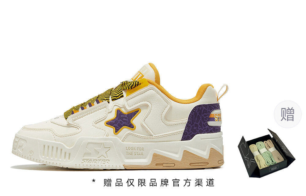 Кроссовки STARTER Skateboarding Shoes Men Low-top White/Purple, фиолетовый
Кроссовки STARTER Skateboarding Shoes Men Low-top White/Purple, фиолетовый