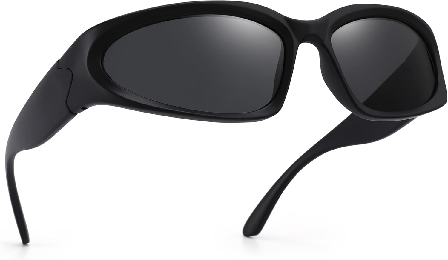 Модные солнцезащитные очки ZUVGEES с обтекаемой формой для мужчин и женщин, стильные спортивные очки овальной формы с защитой от УФ-излучения UV400 для активного отдыха, Matte Black Frame/Grey Lens
Модные солнцезащитные очки ZUVGEES с обтекаемой формой для мужчин и женщин, стильные спортивные очки овальной формы с защитой от УФ-излучения UV400 для активного отдыха, Matte Black Frame/Grey Lens